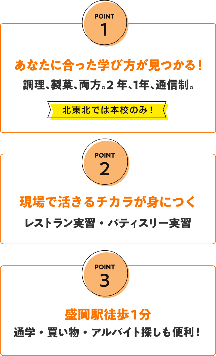 POINT1 広く学ぶからやりたいことがきっと見つかる！